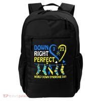 Down Syndrome Awareness Down Right Perfect Backpack thumb 0