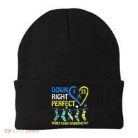 Down Syndrome Awareness Down Right Perfect Beanie thumb 0