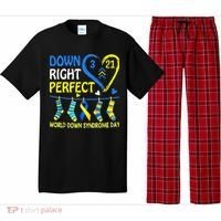 Down Syndrome Awareness Down Right Perfect Pajama Set thumb 0