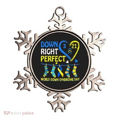 Down Syndrome Awareness Down Right Perfect Ornament