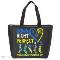 Down Syndrome Awareness Down Right Perfect Tote Bag thumb 0