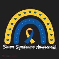 Down Syndrome Awareness Rainbow Ribbon Women's Sweatshirt thumb 2