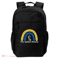 Down Syndrome Awareness Rainbow Ribbon Backpack thumb 0