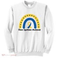Down Syndrome Awareness Rainbow Ribbon Sweatshirt thumb 0