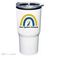 Down Syndrome Awareness Rainbow Ribbon Tumbler thumb 0