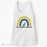 Down Syndrome Awareness Rainbow Ribbon Women's Tank Top thumb 0