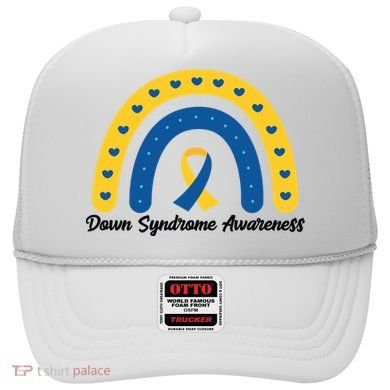 Down Syndrome Awareness Rainbow Ribbon Hat