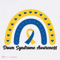 Down Syndrome Awareness Rainbow Ribbon Hat thumb 2