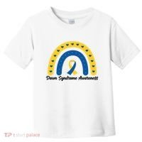 Down Syndrome Awareness Rainbow Ribbon Toddler T-Shirt thumb 0