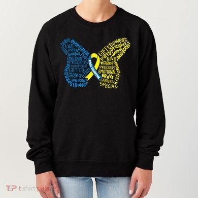 Down Syndrome Awareness Butterfly Women's Sweatshirt