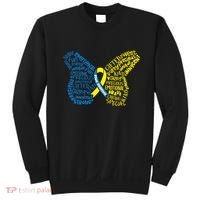 Down Syndrome Awareness Butterfly Sweatshirt thumb 0
