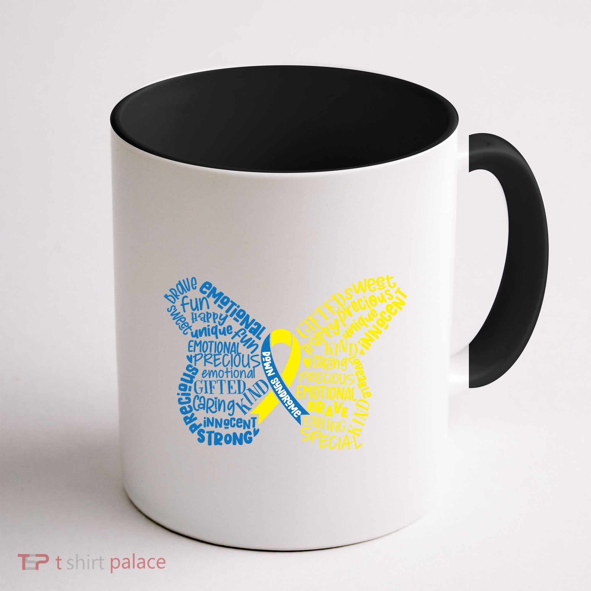 Down Syndrome Awareness Butterfly Coffee Mug