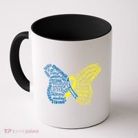 Down Syndrome Awareness Butterfly Coffee Mug thumb 0