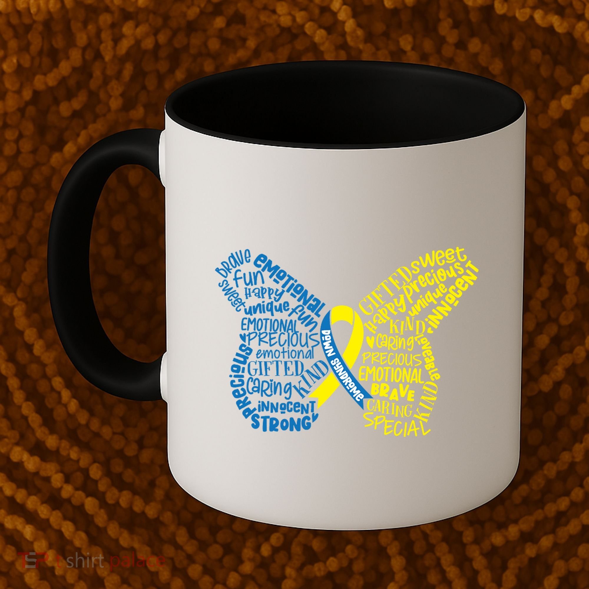 Down Syndrome Awareness Butterfly Coffee Mug