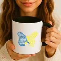 Down Syndrome Awareness Butterfly Coffee Mug thumb 3