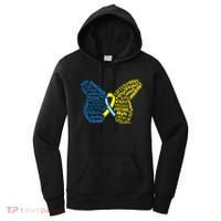 Down Syndrome Awareness Butterfly Women's Hoodie thumb 0