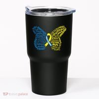Down Syndrome Awareness Butterfly Tumbler thumb 0