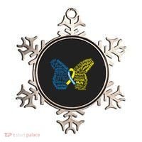 Down Syndrome Awareness Butterfly Ornament thumb 0