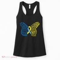 Down Syndrome Awareness Butterfly Women's Tank Top thumb 0