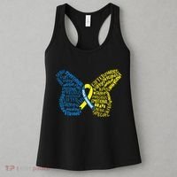 Down Syndrome Awareness Butterfly Women's Tank Top thumb 3