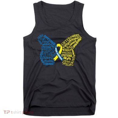 Down Syndrome Awareness Butterfly Tank Top