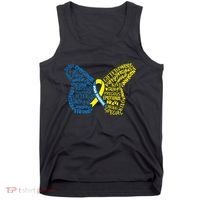 Down Syndrome Awareness Butterfly Tank Top thumb 0