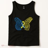 Down Syndrome Awareness Butterfly Tank Top thumb 2