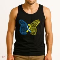 Down Syndrome Awareness Butterfly Tank Top thumb 3