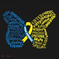 Down Syndrome Awareness Butterfly Women's Long Sleeve Shirt thumb 2