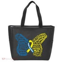 Down Syndrome Awareness Butterfly Tote Bag thumb 0