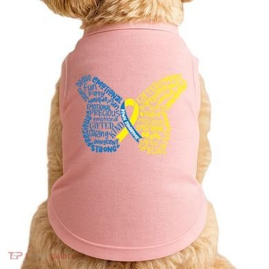 Down Syndrome Awareness Butterfly Doggie Tank