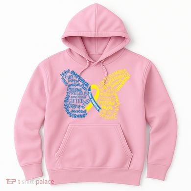Down Syndrome Awareness Butterfly Hoodie