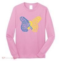 Down Syndrome Awareness Butterfly Long Sleeve Shirt thumb 0