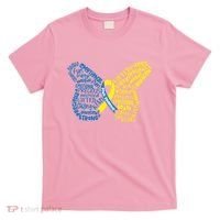 Down Syndrome Awareness Butterfly T-Shirt thumb 0