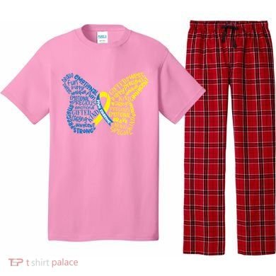 Down Syndrome Awareness Butterfly Pajama Set