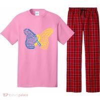Down Syndrome Awareness Butterfly Pajama Set thumb 0