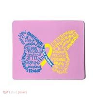 Down Syndrome Awareness Butterfly Mousepad thumb 0