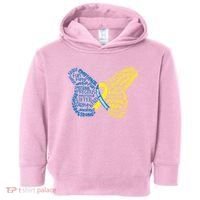 Down Syndrome Awareness Butterfly Toddler Hoodie thumb 0