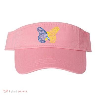 Down Syndrome Awareness Butterfly Visor