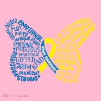 Down Syndrome Awareness Butterfly Visor thumb 3