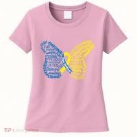 Down Syndrome Awareness Butterfly Women's T-Shirt thumb 0