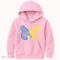 Down Syndrome Awareness Butterfly Kids Hoodie thumb 0