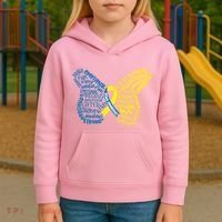 Down Syndrome Awareness Butterfly Kids Hoodie thumb 3
