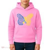 Down Syndrome Awareness Butterfly Kids Hoodie thumb 4