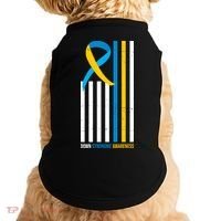 Down Syndrome Awareness Ribbon Flag Doggie Tank thumb 0