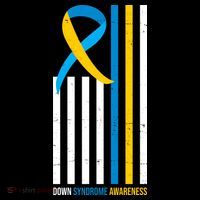 Down Syndrome Awareness Ribbon Flag Baby Bodysuit thumb 2