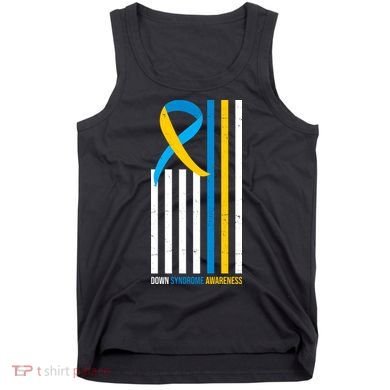Down Syndrome Awareness Ribbon Flag Tank Top