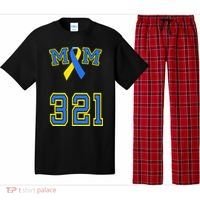 Down Syndrome Awareness Trisomy 21 Mom T 3 21 Month Pajama Set thumb 0