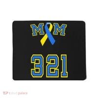 Down Syndrome Awareness Trisomy 21 Mom T 3 21 Month Mousepad thumb 0