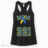 Down Syndrome Awareness Trisomy 21 Mom T 3 21 Month Women's Tank Top thumb 0